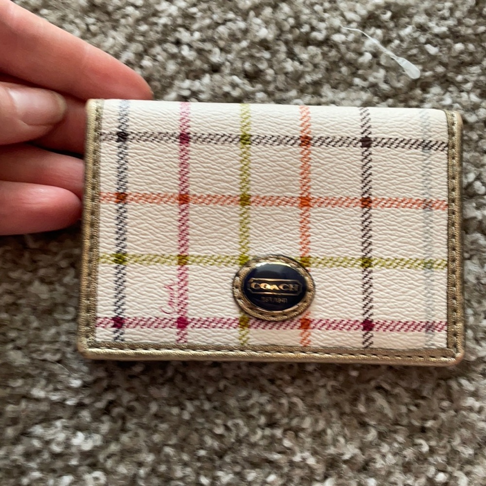Coach card wallet
